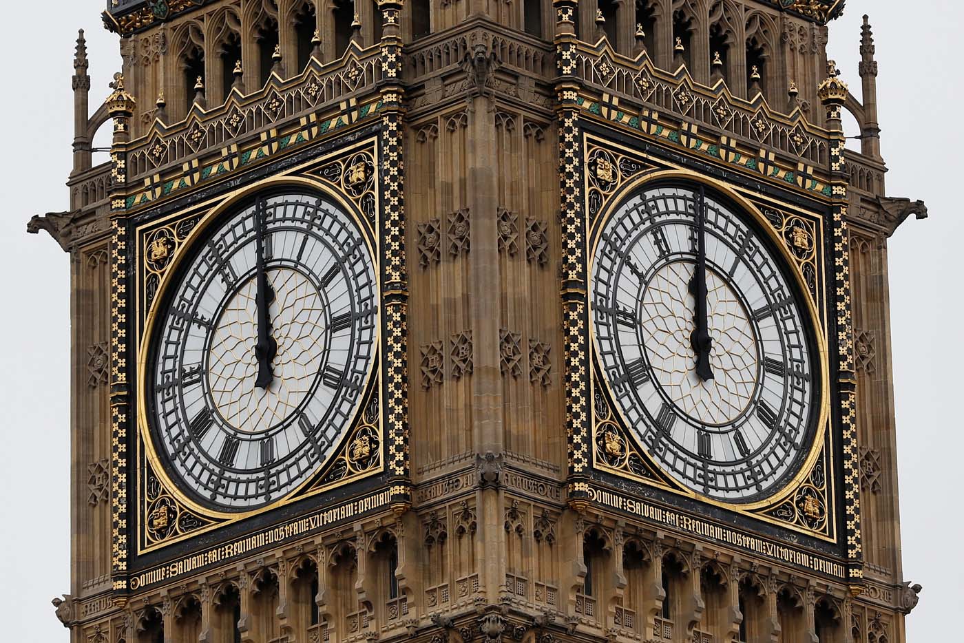 Tras las campanadas del mediodía, el Big Ben entró en un silencio de 4 años