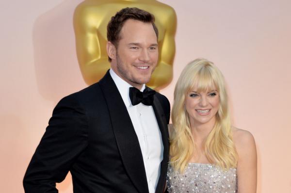 Foto: Chris Pratt y Anna Faris 