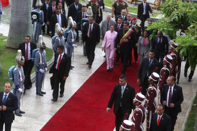 Maduro asiste a una reunión de la asamblea constituyente en el Palacio Federal Legislativo en Caracas, el 10 de agosto de 2017 / foto AVN