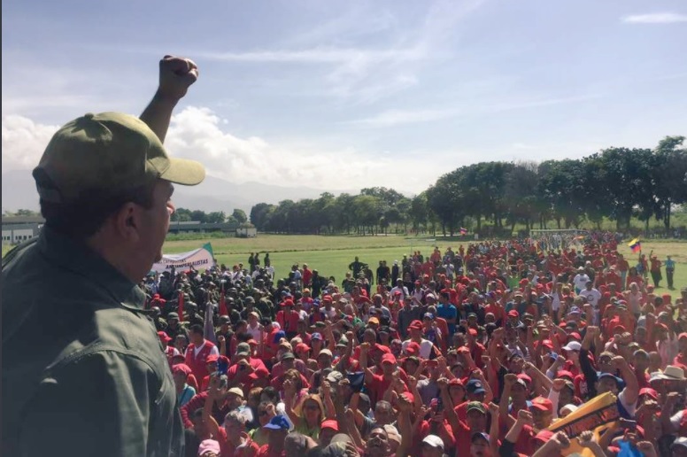 El guapachoso ejercicio de defensa cívico-militar-electoral de Marco Torres (video)