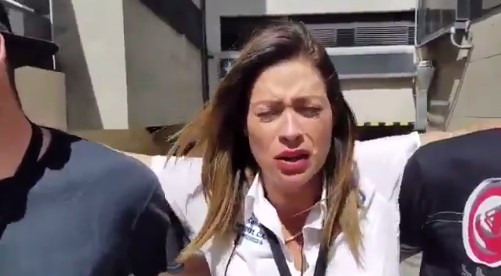 Mildred Manrique relata como fue agredida por in-efectivos de seguridad este #8Ago