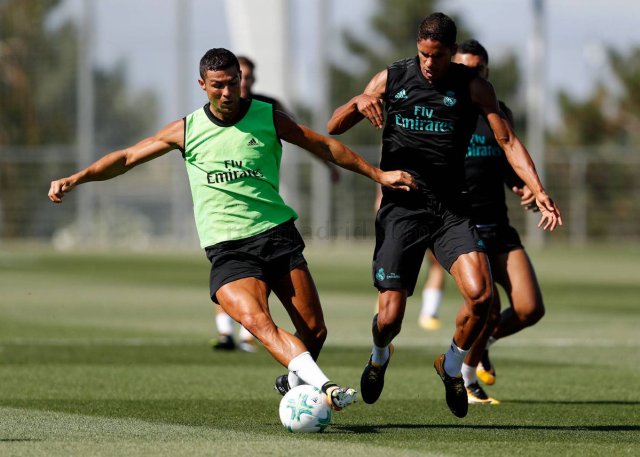 La plantilla dirigida por Zinedine Zidane, se entrenó en la ciudad deportiva del Real Madrid (Foto: @realmadrid) 