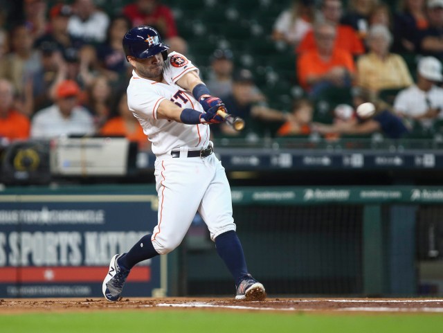 El grandeliga venezolano José Altuve, segunda base de los Astros de Houston. Troy Taormina-USA TODAY Sports