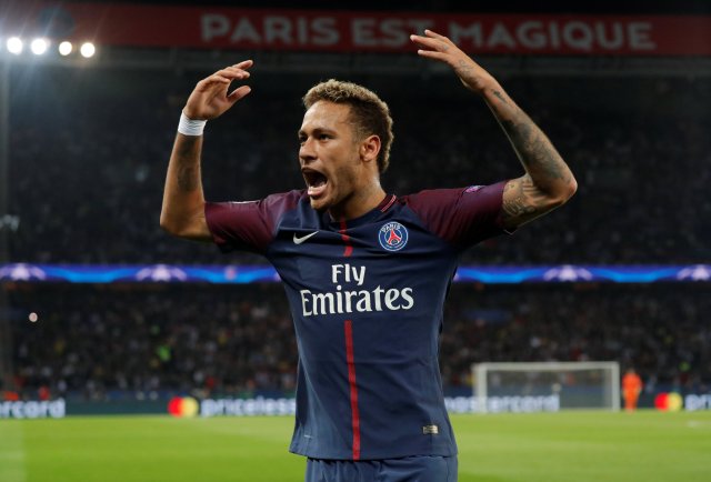 El brasileño Neymar, delantero del PSG.    REUTERS/Charles Platiau