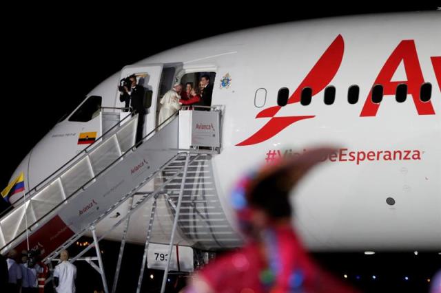 El papa Francisco se despide de Colombia tras su visita de cinco días (Foto: EFE)