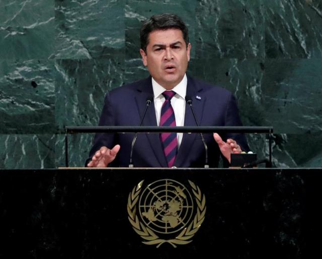 El presidente de Honduras, Juan Orlando Hernández (Foto: EFE)