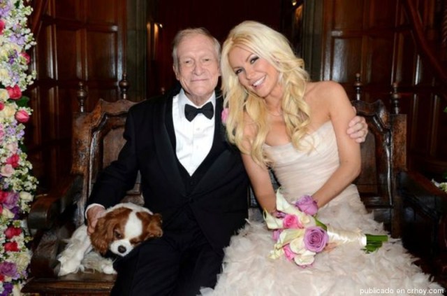 Foto: Crystal Harris y  Hugh Hefner 