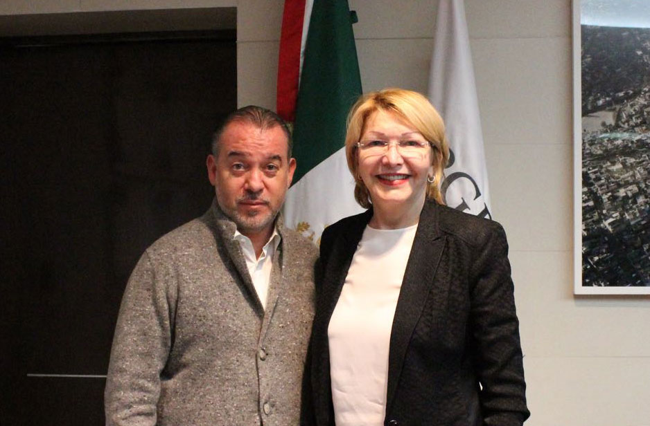 Luisa Ortega se reunió con el procurador general de México