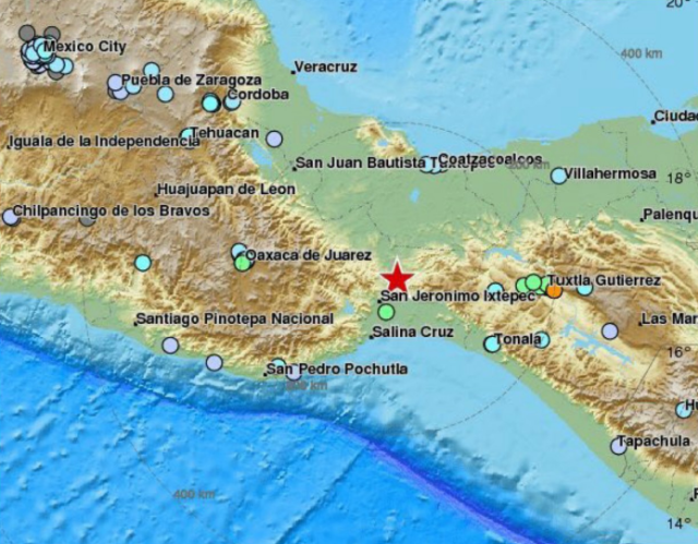 Ubicación sismo Panamá. Foto @panamaXpress