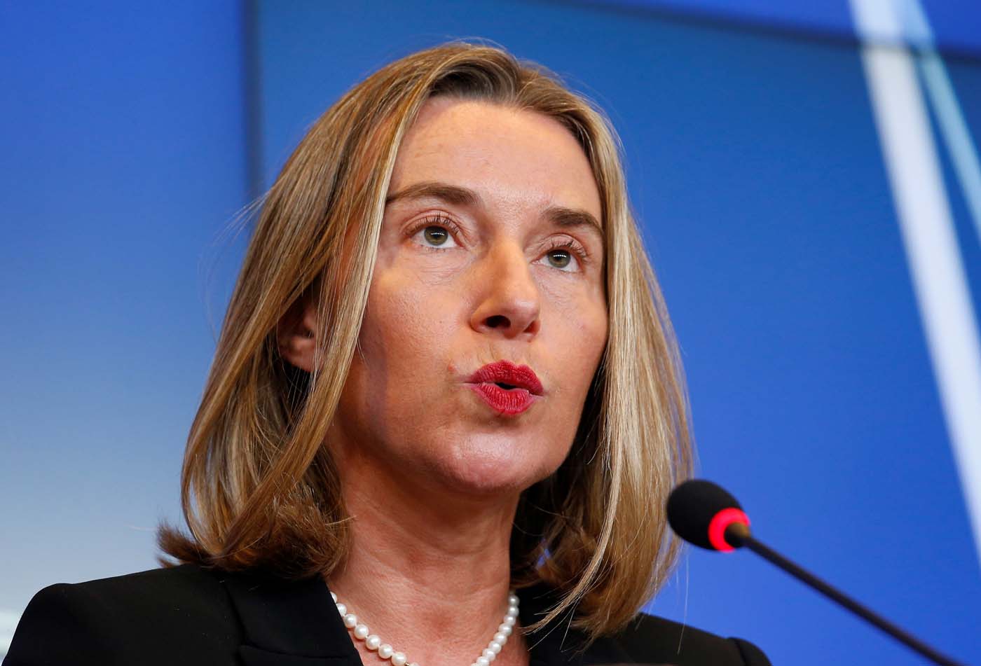 Mogherini recibirá delegación de la oposición venezolana