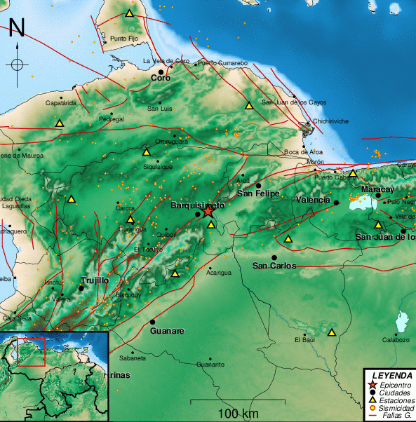 Sismo de magnitud 3.1 en Lara