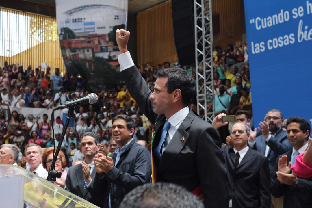 Capriles: El estado Miranda va a quedar en buenas manos con Ocariz