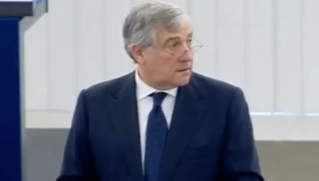 Antonio Tajani (Foto captura video)