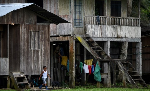 Una vista de casas en Pital de la Costa, municipio de Tumaco, departamento de Nariño, Colombia el 31 de octubre de 2017. / Raul Arboleda