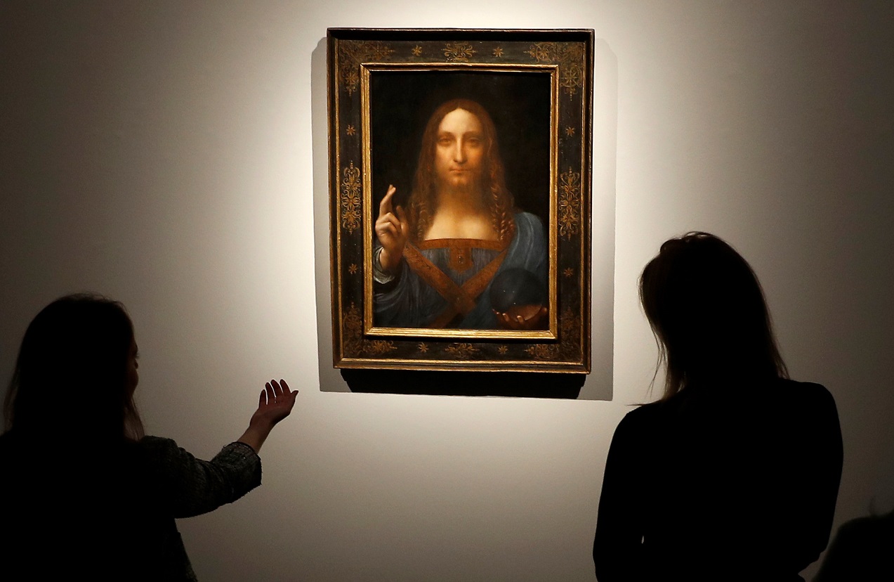 Retrato de Jesús pintado por da Vinci, la obra más cara de la Historia (Fotos)