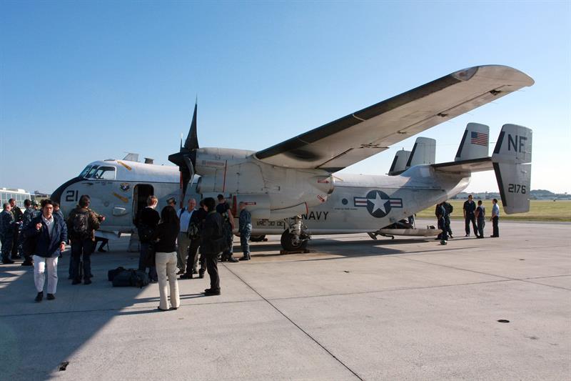 Rescatan a ocho de los once tripulantes del avión militar de EEUU que cayó al sudoeste de Japón