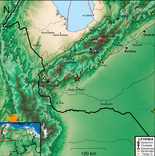 Sismo de magnitud 2.7 al norte de Punta de Piedra