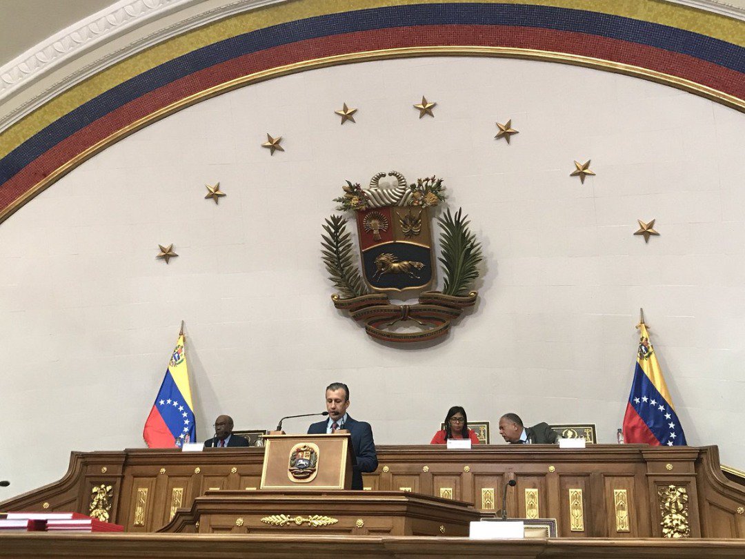 Tareck El Aissami presentó el presupuesto para el 2018 a la Constituyente cubana (video)