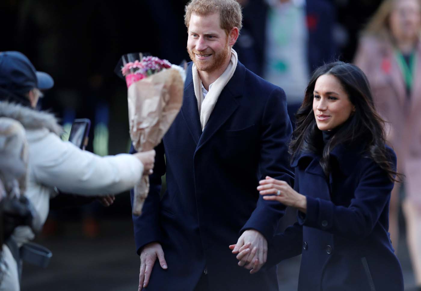 Meghan Markle en el primer acto oficial con su príncipe (fotos)