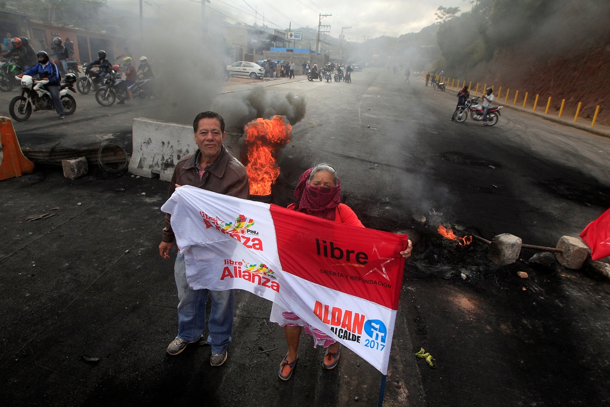Protestas en Honduras dejan al menos un muerto y varios heridos