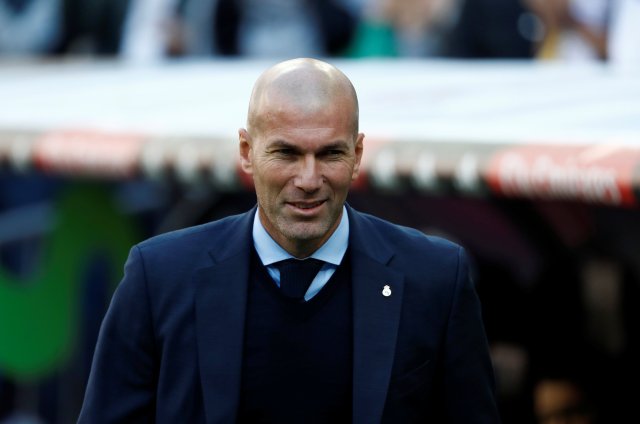 Soccer Football - La Liga Santander - Real Madrid vs FC Barcelona - Santiago Bernabeu, Madrid, Spain - December 23, 2017 Real Madrid coach Zinedine Zidane before the match REUTERS/Juan Medina