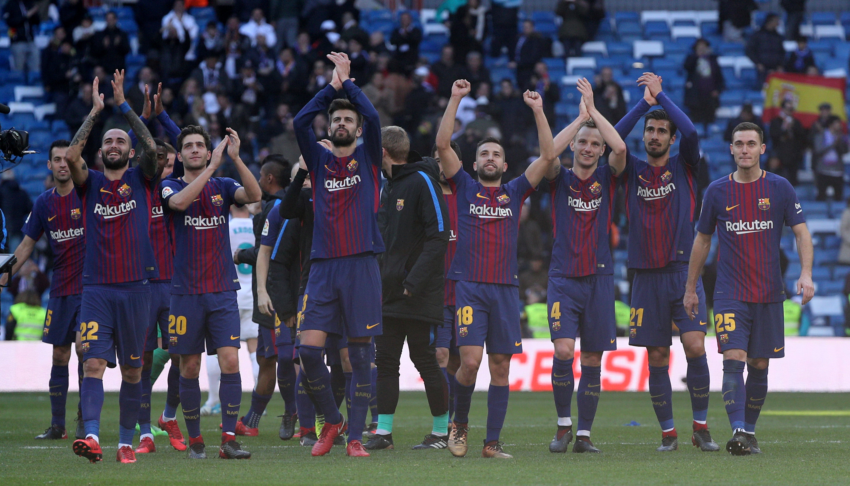 El Barcelona gana el Clásico al Real Madrid 3-0