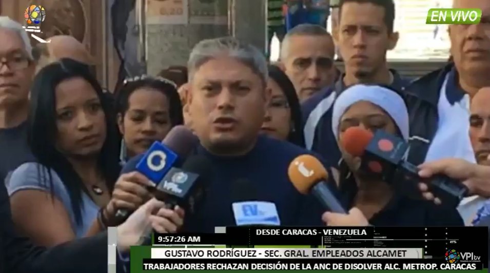 Trabajadores de la Alcaldía Metropolitana denuncian violación de sus derechos laborales #26Dic