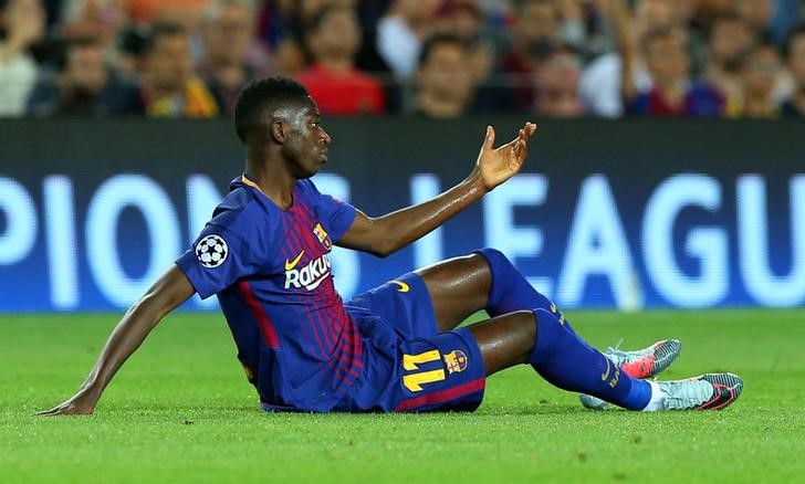 El francés Ousmane Dembele listo para volver a jugar con el Barcelona