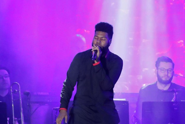 Khalid performs during the 2018 Pre-GRAMMY Gala & GRAMMY Salute to Industry Icons presented by Clive Davis and The Recording Academy honoring Shawn "JAY-Z" Carter in Manhattan, New York, U.S., January 27, 2018. REUTERS/Andrew Kelly