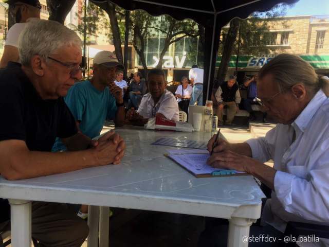 Foto: En Chacao participaron en la validación de PJ y AD. / Steffany Carvajal - LaPatilla.com