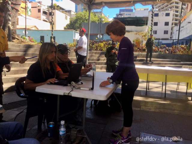 Foto: En Chacao participaron en la validación de PJ y AD. / Steffany Carvajal - LaPatilla.com