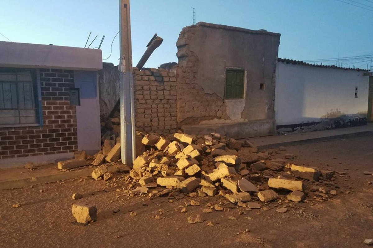 Así vivieron los peruanos el terremoto de 7,3  este domingo #14Ene (fotos y videos)