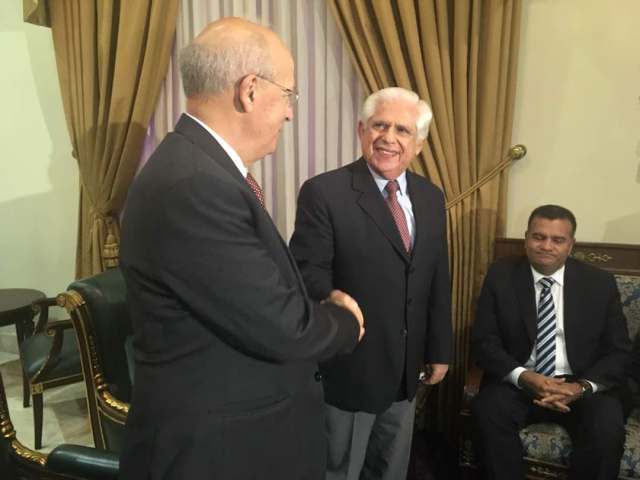 Canciller de Portugal, Augusto Santos Silva se reúne con Omar Barboza, presidente de la Asamblea Nacional / Foto: Vanessa Rodríguez