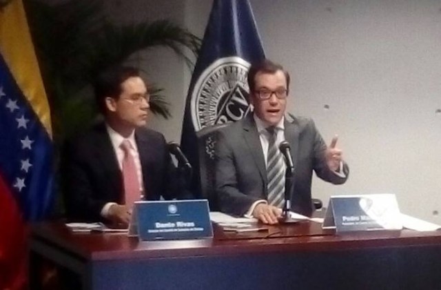 Pedro Maldonado y Dante Rivas presentan el "nuevo" Dicom // Foto @BCV_ORG_VE