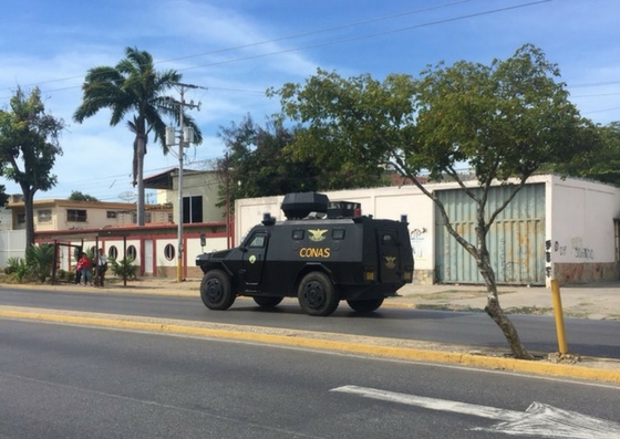 Foto: Fuerte despliegue militar en Cumaná  / Cortesía 