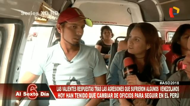 Venezolanos en peru