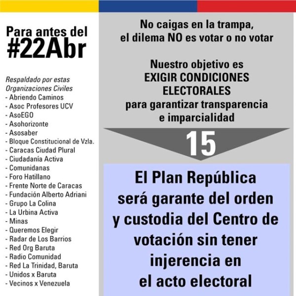 20 ongs elevaron a la ONU petición de elecciones libres en Venezuela