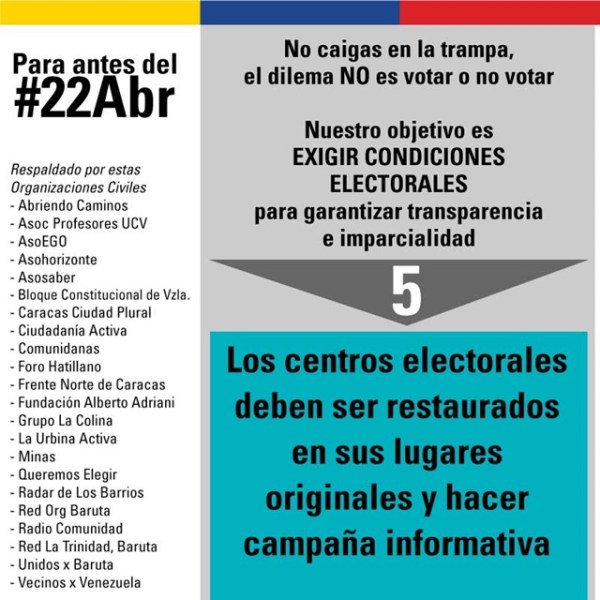 20 ongs elevaron a la ONU petición de elecciones libres en Venezuela