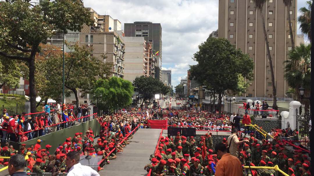 ¡Escuálida! Así se ve la marcha chavista por el #4F (foto)