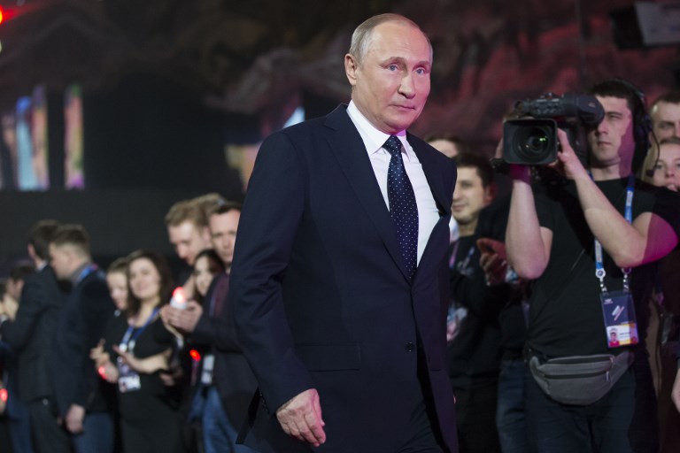 Putin apela al amor a la patria para que los rusos vayan a votar