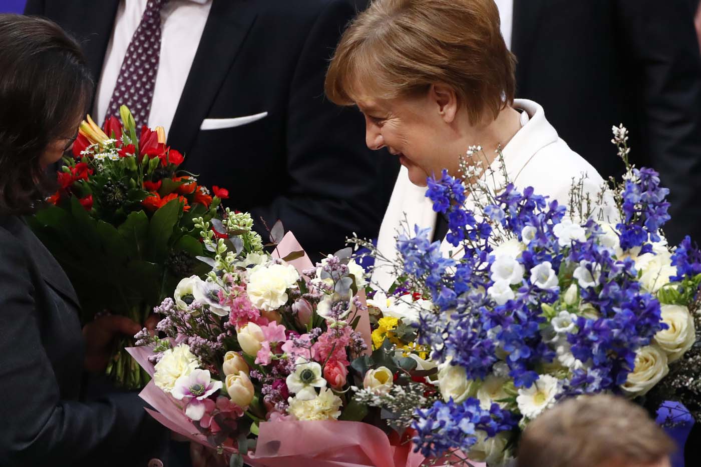 Angela Merkel, investida canciller de Alemania para un cuarto mandato