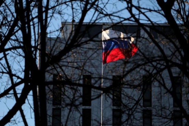 En la imagen de archivo la embajada de Rusia en la avenida Wisconsin en Washington, Estados Unidos. 29 de diciembre de 2016. REUTERS/James Lawler Duggan