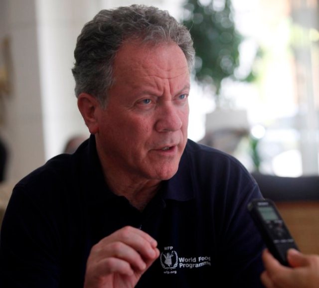  El director ejecutivo del Programa Mundial de Alimentos (PMA), David Beasley. EFE/Bienvenido Velasco