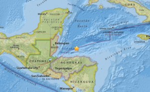Sismo de magnitud 5,2 sacude las costas de Honduras sin causar daños