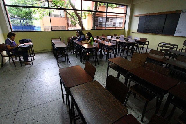 Los salones de la Universidad de los Andes en San Cristóbal, Táchira / Foto AFP / GEORGE CASTELLANOS 23, 2018. / AFP PHOTO / GEORGE CASTELLANOS / TO GO WITH AFP STORY by ALEX VAZQUEZ