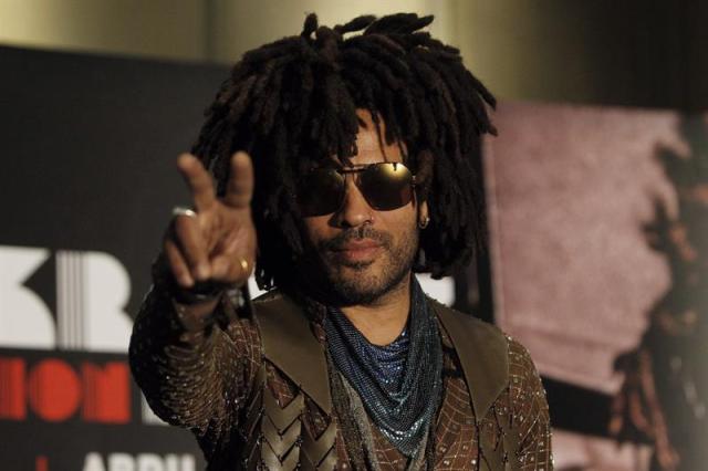 El músico estadounidense Lenny Kravitz. EFE