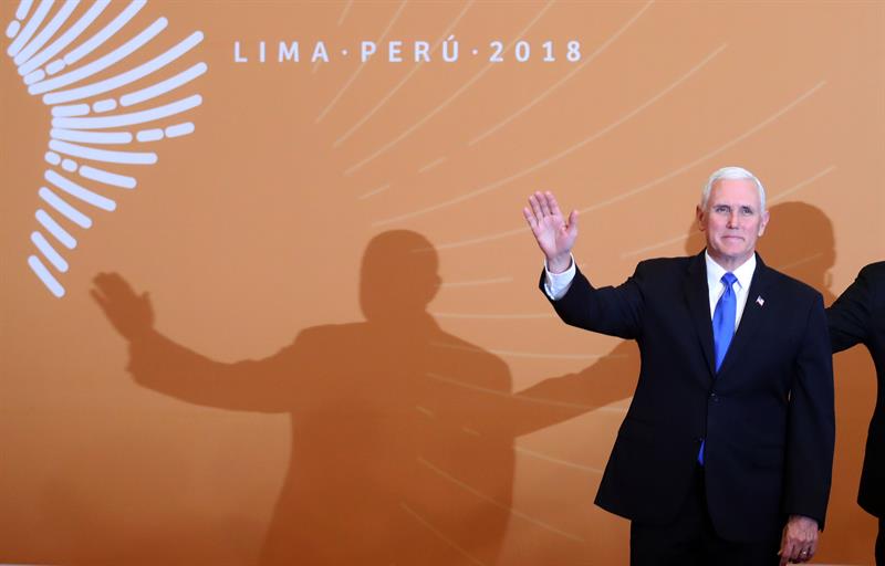 La cita de Bolívar usada por Pence durante su discurso en Lima