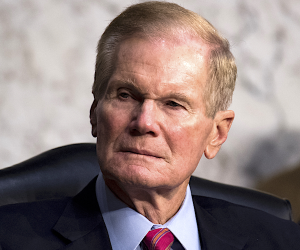 Sen. Bill Nelson, D-Fla. Senate's tax reform bill in the Senate Finance Committee on Thursday, Nov. 16, 2017. (Photo By Bill Clark/CQ Roll Call) (CQ Roll Call via AP Images)