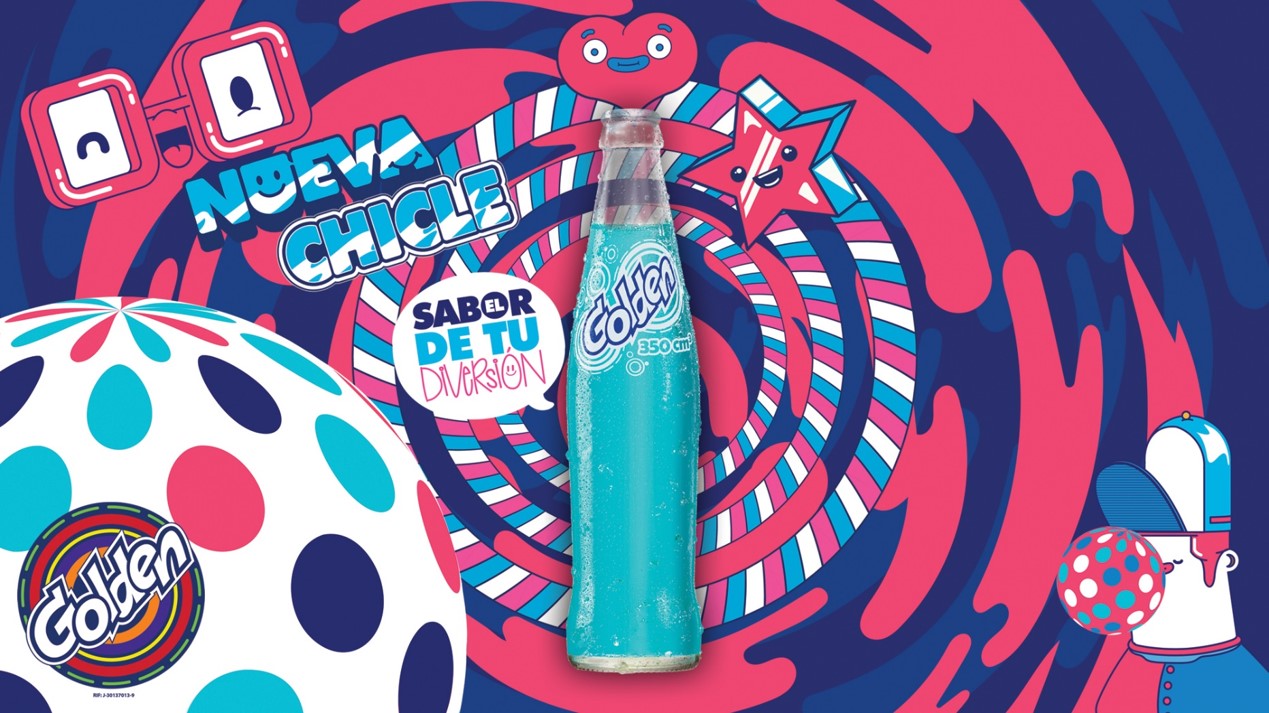 ¿Un refresco azul con sabor a chicle?… te lo tengo