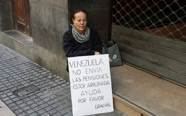 Pensionados del Ivss en el exterior // Foto El Nacional